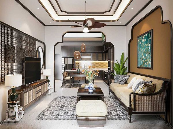 Thi công nội thất căn hộ phong cách Đông Dương (Indochine Style) - Nội ...