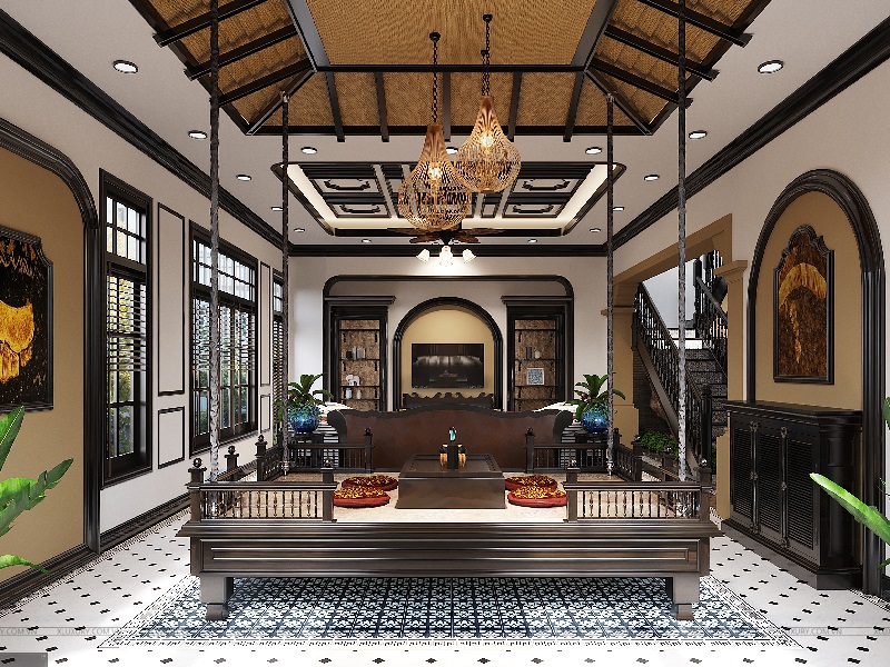 Thiết kế nội thất indochine 3 thiết kế nội thất Indochine