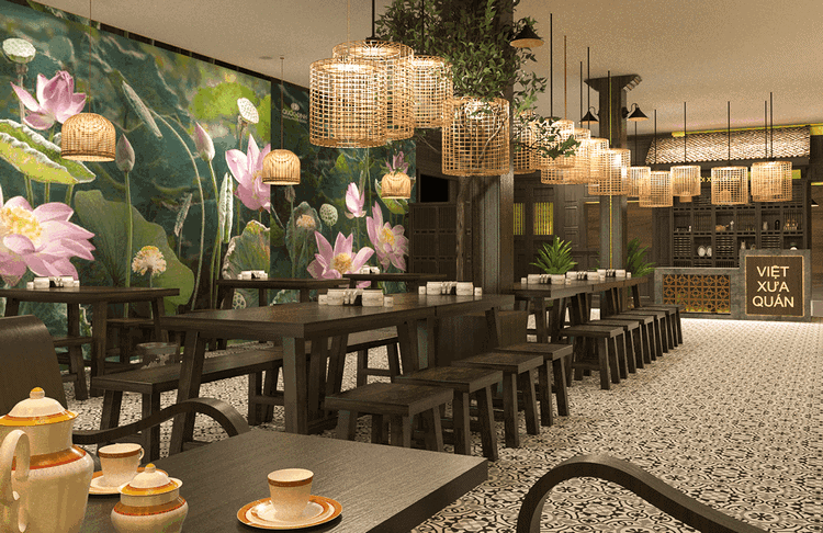 TOP 10 phong cách thiết kế nội thất nhà hàng ấn tượng nhất 4 Phong cách thiết kế nội thất nhà hàng