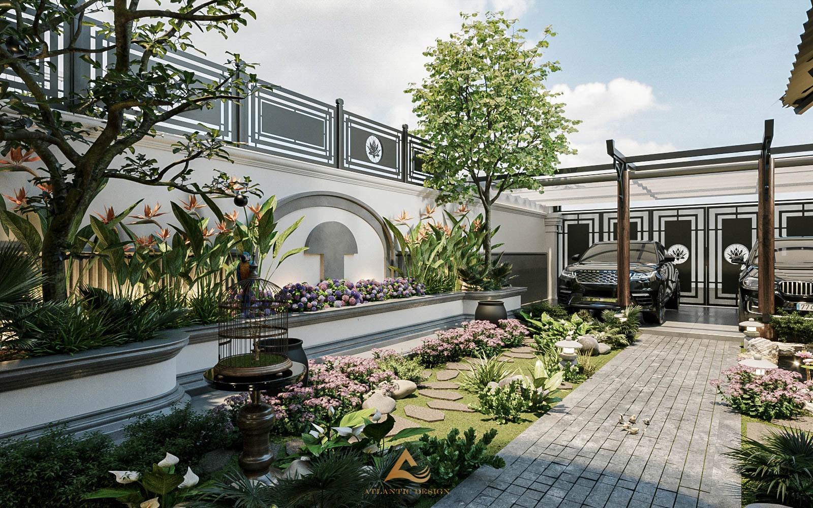 Mẫu cây indochine đẹp 1 Mẫu cây indochine