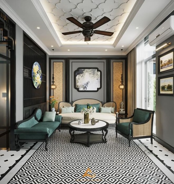 TOP 10 mẫu quạt trần indochine đẹp, sang trọng 14 Quạt trần Indochine