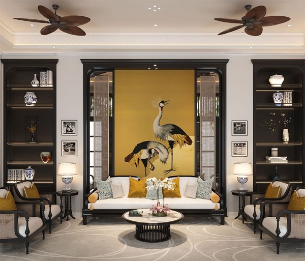 TOP 10 mẫu quạt trần indochine đẹp, sang trọng 3 Quạt trần phong cách Đông Dương