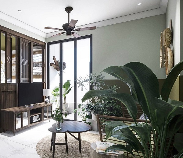 TOP 10 mẫu quạt trần indochine đẹp, sang trọng 7 Quạt trần phong cách Đông Dương