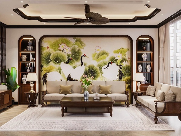 TOP 10 mẫu quạt trần indochine đẹp, sang trọng 8 Quạt trần Đông Dương