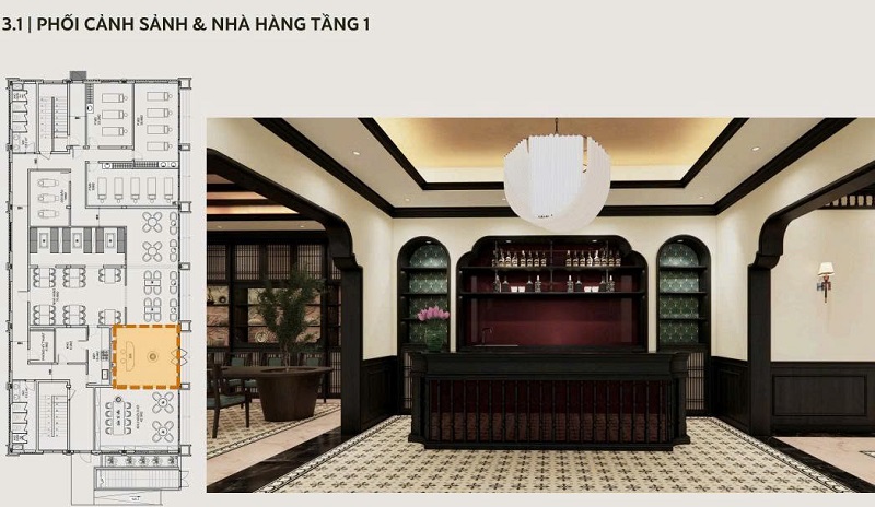 thi công nội thất spa phong cách Indochine