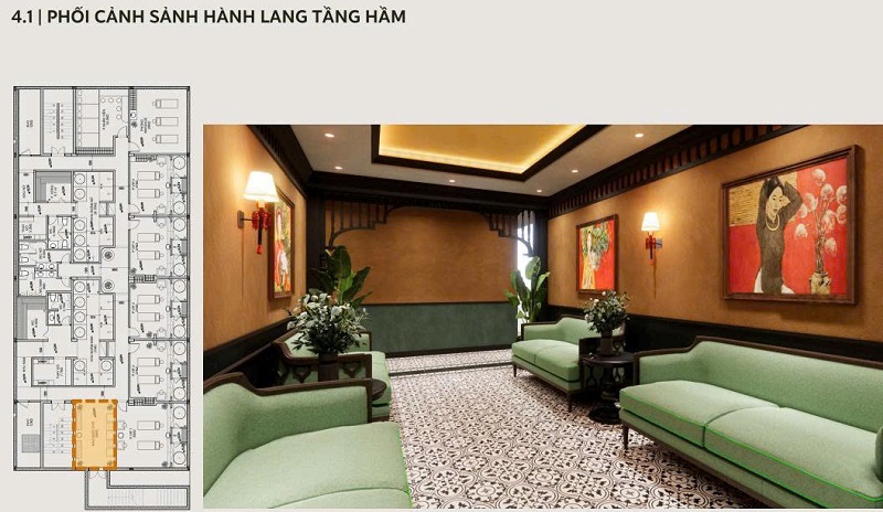 thi công nội thất spa phong cách Indochine