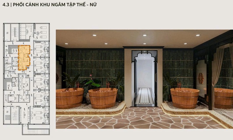 thi công nội thất spa phong cách Indochine