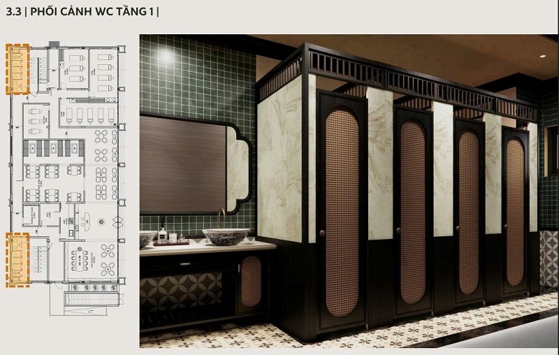 thi công nội thất spa phong cách Indochine