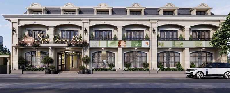 thi công nội thất spa phong cách Indochine